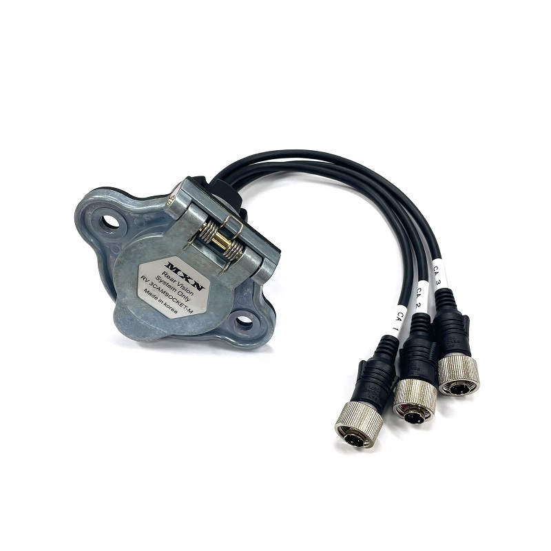 3-Camera socket male, truck side