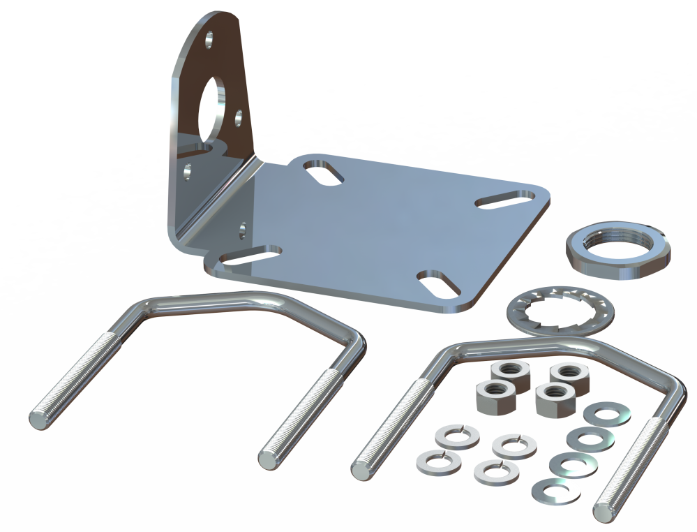 MAST/RAIL MOUNT (Ø 25 MM) - Elnr 6551938